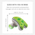 HoMedics Ribbit Mini Handheld Massager, Vibrating Electric Massager, Comfort Grip, LED Light, Batteries Included,