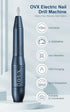 Professional Nail Drill Set 20000RPM USB Portable Electric Nail File with Sanding Bands, Bits & Brush for Acrylic Gel