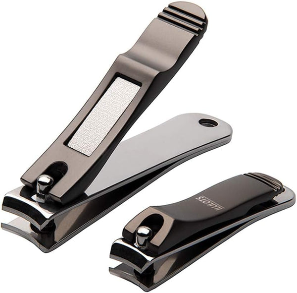 Nail Clippers Set with Built-in Nail File, Durable Sharp Zinc Alloy Clipper and Toenail Clipper