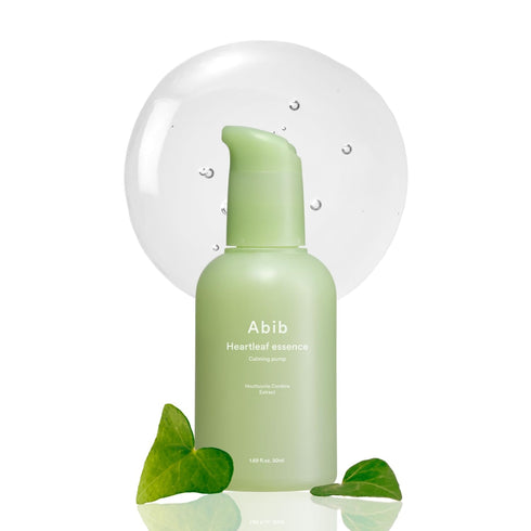 Abib Heartleaf Essence Calming Pump - 1.69 fl oz, Instant Relief for Redness in Facial Care