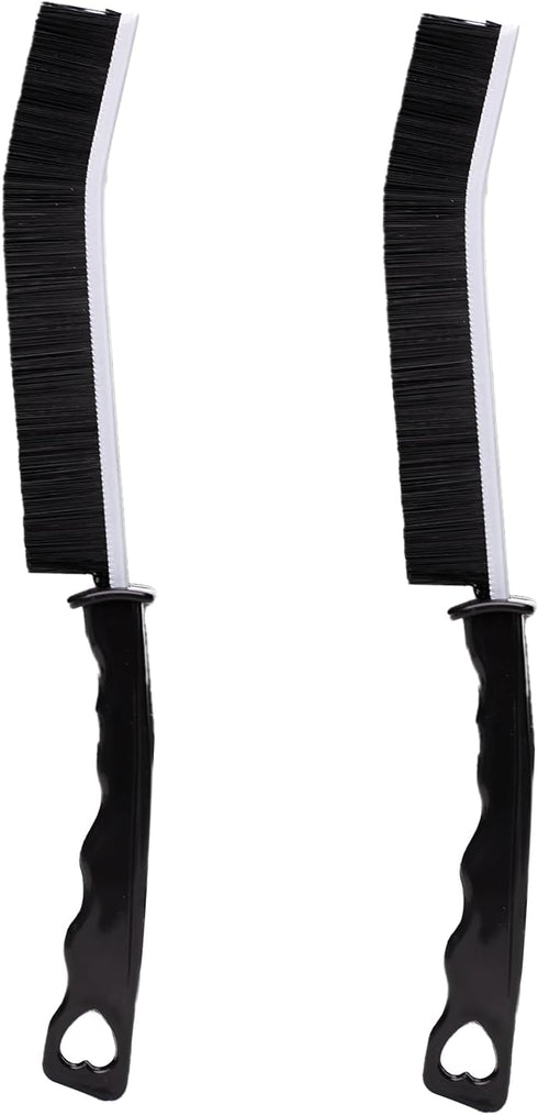 2 Pcs Crevice Cleaning Brush Set - Hard Bristle Gap Brush Multifunctional for Bathroom, Household, Kitchen, Tiles,