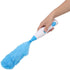 KIMISS Hand Duster for Cleaning, 180° Bendable Electric Feather Duster for Window Blinds and Furniture