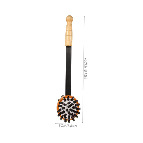 Hammer Portable Handheld Back Massage with Double Sided Design Bendable Long Handle for Neck Waist Legs and Muscle