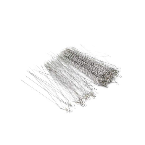 Sino Dental Orthodontic Metal Ligatures, Stainless Steel Kobayashi Ties, 100pcs/Box (Long)