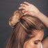 Kitsch Spin Pins for Hair - Mini Spiral Bobby Pins for Stylish Hairdos, 3pc Set, Brown