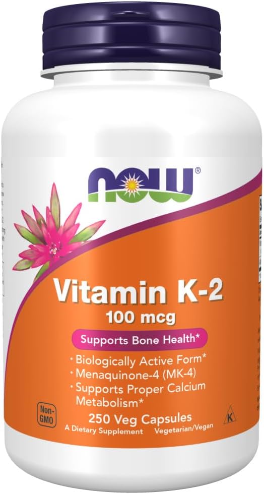 Now Foods Vitamin K-2 - 250 Vegetable Capsules