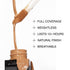 HIDE Liquid Concealer, Medium to Full Coverage for Blemishes, Under Eye Dark Circles, Oil Free, Natural Beige (0.5 fl