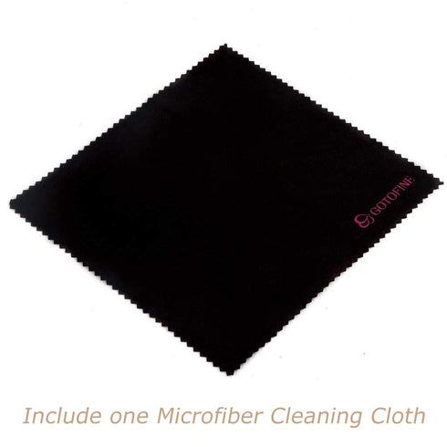 Double Sided Hand Held Makeup Mirror - 1x & 7X Magnification with Adjustable Stand, Clear