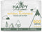 Happy Little Camper Natural Flushable Wet Wipes, 600 Count, Aloe Vera and Vitamin E, Hypoallergenic