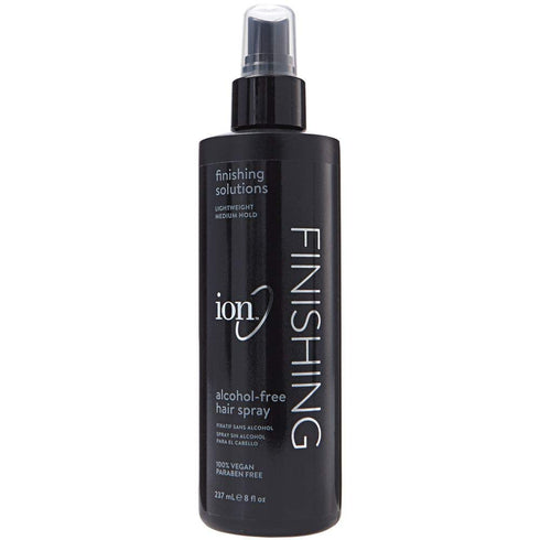 ion Alcohol-Free Finishing Hair Spray, 8oz, Lightweight, Medium Hold, Anti-Frizz