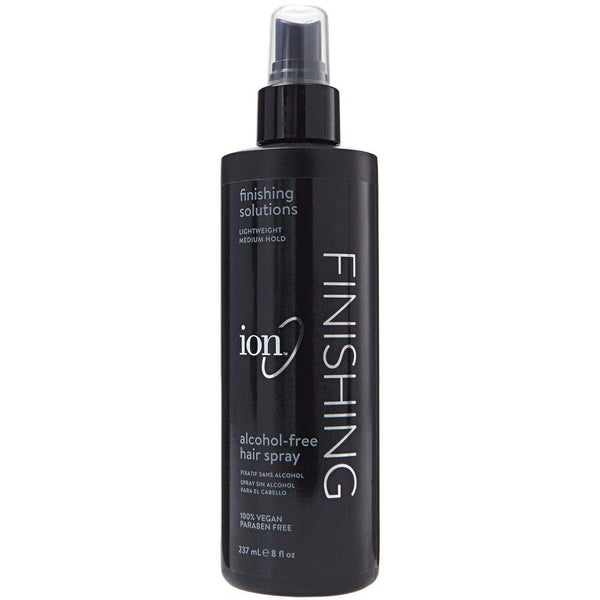 ion Alcohol-Free Finishing Hair Spray, 8oz, Lightweight, Medium Hold, Anti-Frizz
