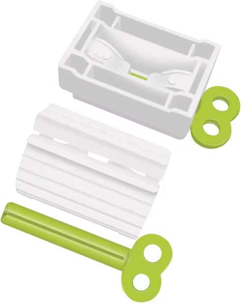 TFJAYTOO 6 Pack Toothpaste Squeezer, Toothpaste Squeezer RollersToothpaste Tube Squeezers Clip Holder Stand Winder