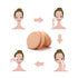 ICSTM 25 Pcs Makeup Sponge Facial Powder Puff, Beauty Blender for Eye Face Foundation, Suitable for All Skin Types