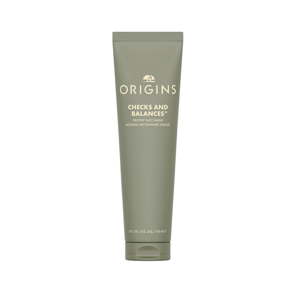 Origins Checks and Balances Frothy Face Wash, Gentle Cleanser for All Skin Types with Mint