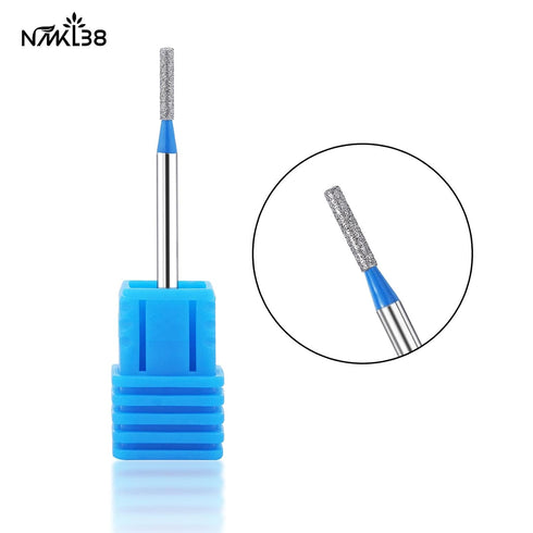 NMKL38 Diamond Bit Small Barrel Shape Electric Nail Drill - Cuticle Cleaner Tool for Manicure Kit