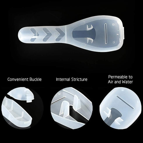 Transparent Portable Travel Razor Protector, Plastic Box Cover for Manual and Electric Shavers, Storage Organizer