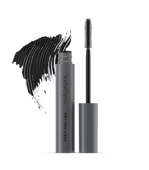MÁDARA Organic Skincare Deep Matter Bold Volume Mascara, 0.27oz - Volumizing, Lengthening, Vegan, Hypoallergenic