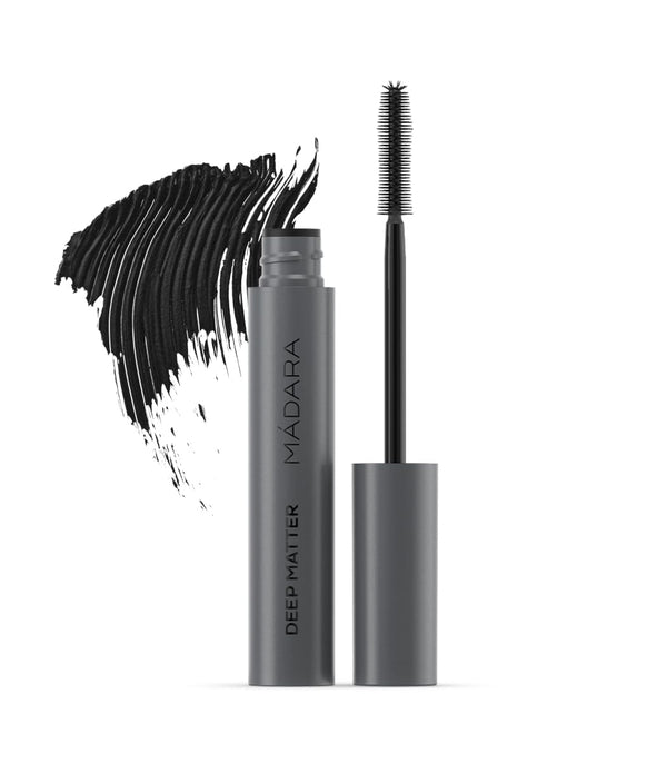 MÁDARA Organic Skincare Deep Matter Bold Volume Mascara, 0.27oz - Volumizing, Lengthening, Vegan, Hypoallergenic
