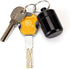 Pill Keychain Holder - Small Waterproof Pill Box Organizer, Portable Pill Holder Keychain (Black)