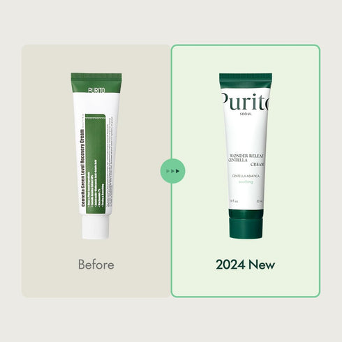PURITO Centella Cream, Korean Centella, for All Skin Types, Soothing, Facial Cream for face, K-Beauty, Korean Skin Care, 50ml 1.7 fl.oz
