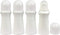 lasenersm 4 Pieces 2.53oz /75ml Empty Refillable Roll On Bottles - Plastic Rollerball Bottles for Essential Oils