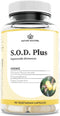 Nature Restore S.O.D. Superoxide Dismutase Supplement, Vegan, 90 Capsules, 4,000 IU SOD-Like Activity, Non-GMO, Gluten