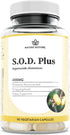 Nature Restore S.O.D. Superoxide Dismutase Supplement, Vegan, 90 Capsules, 4,000 IU SOD-Like Activity, Non-GMO, Gluten