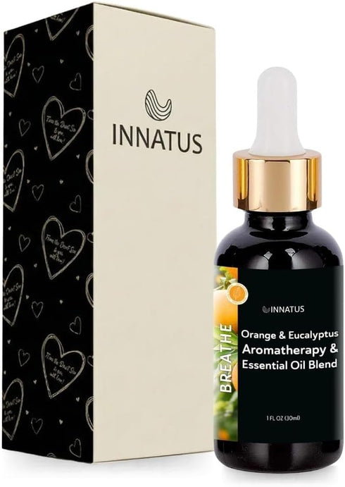 INNATUS Breathe Essential Oil Blend 1oz Pure Essential Oil for Diffusers, Baths, &