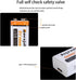 USB 9V Rechargeable Battery, Quick Charge in 1.5 Hours, 1200mAh with Type C Port Cable (2-Pack)