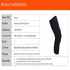 Wei Long Knee Calf Padded Compression Leg Sleeve, Black, Sports Protective Gear for Football, Basketball