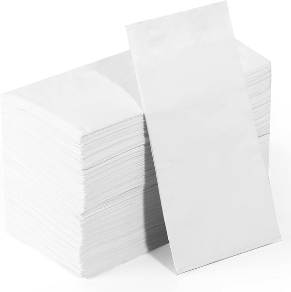 YOCHANDA 1/8 Fold 100 Pack Paper Napkins Guest Towels Disposable, Premium Quality 2-ply