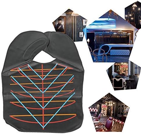 Professional Hair Capes for Dyeing & Haircutting, Oilproof Salon Barber Cape, Anti-static, Black