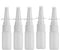 20ML White Empty Plastic Nasal Spray Bottles - Refillable Pump Sprayer for Saline Water Wash Applications, Pack of 5