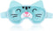 NEWGO Kids Ice Pack Eye Mask, Reusable Hot Cold Therapy Gel Eye Mask with Soft Plush Backing