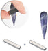 Silver Magnetic Wand for 3D Cat Eyes, Multifunctional Nail Tool with Long Strip Magnet for DIY Manicure - Gel Polish Art