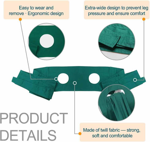 QNZKIOXV Leg Safety Straps - Restraints for Fall Prevention, Knee Safety Restraint Straps - for Agitation, Bed Safety