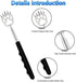 6 Pack Telescoping Back Scratcher - Portable Extendable Bear Claw Backscratchers in Black, Blue, Green, Purple, Red,