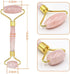 LadyCent Slimming Massage-1pc Facial Massage Roller Guasha Board, Double Heads Jade Stone Face Eye Lift Body Skin