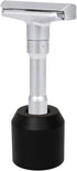 Men's Safety Razor Stand, Aluminum Alloy Desk Holder for Toothbrush and Shaving Razor Base Stand in Black