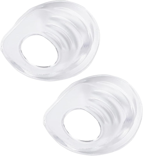 Heel Donut Cushions, Heel Cups, Silicon Insoles, One Size Fits All - 1 Pair