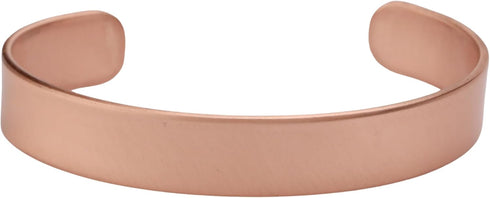 Handmade Pure Copper Bracelet for Women and Men, Thickest Adjustable Carved Copper Bracelet for Pain and Stress Relief