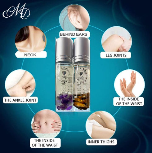 Luxury Fragrance Oil Infused with Pheromones - Roll On EDP Perfume Oil for Women