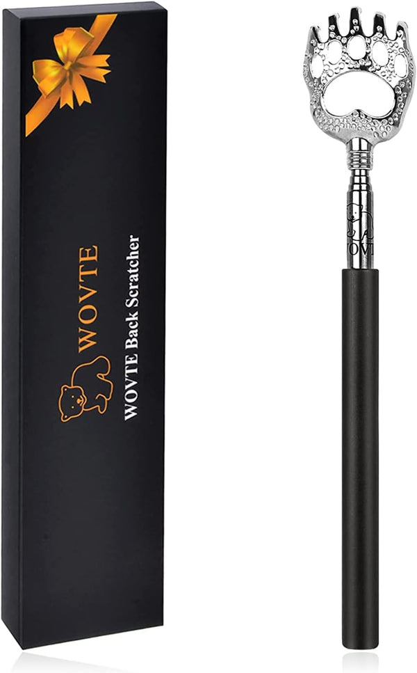 WOVTE Bear Claw Extendable Back Scratcher, Stocking Stuffers for Men and Women, Gifts for All Occasions