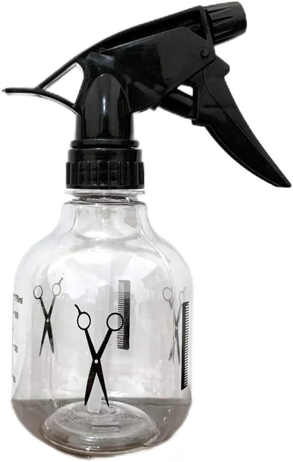 Mister Spray Bottle, 250ml Adjustable Spray Container for Hair, Plant, and Home Cleaning
