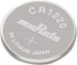 Murata CR1220 Battery DL1220 ECR1220 3V Lithium Coin Cell, Pack of 5 Batteries