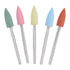 Nail Drill Bits Set, 5pcs Rubber Nail Drill Bits - Manicure Pedicure Tool for Processing and Polishing Nails