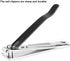 Large Nail Clippers Set, 2 Pcs Premium Stainless Steel Fingernail & Toenail Clippers with Sharp Curved Blade