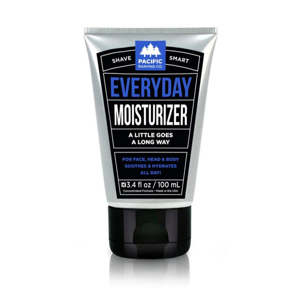 Pacific Shaving Company Everyday Moisturizer - Daily Post-Shave Cream for Men & Women with Shea Butter, Jojoba,