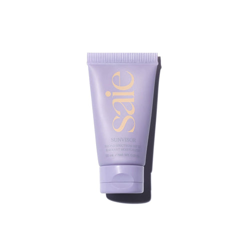 Saie Mini Sunvisor Broad Spectrum Face Sunscreen Moisturizer SPF 35 - Hydrating Daily Sunscreen with Mineral Zinc Oxide