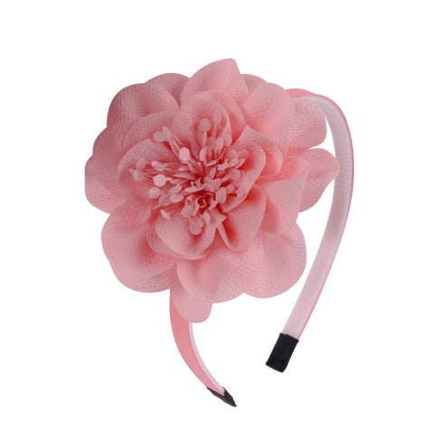XIMA 10pcs Chiffon Flower Headbands - Hair Accessories for Kids, Children, Teens, Toddlers